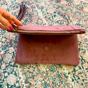 Maroon clutch